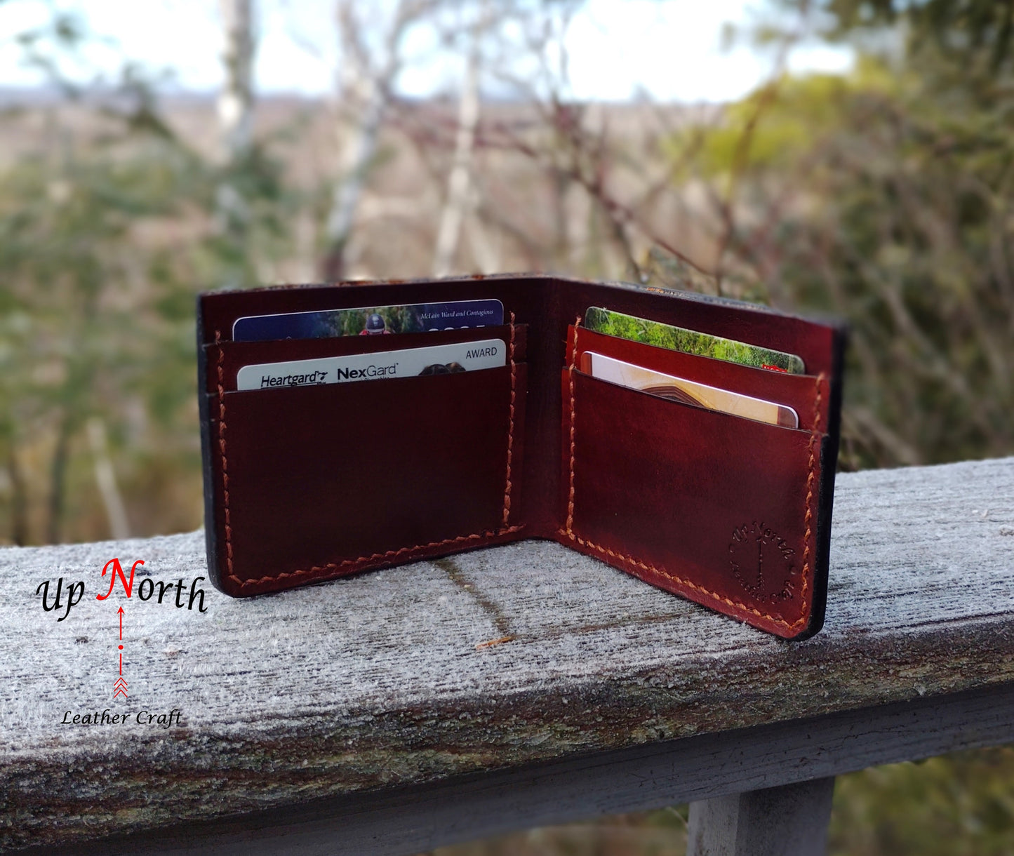 (01MW25) Men's Leather Wallet - Camouflage