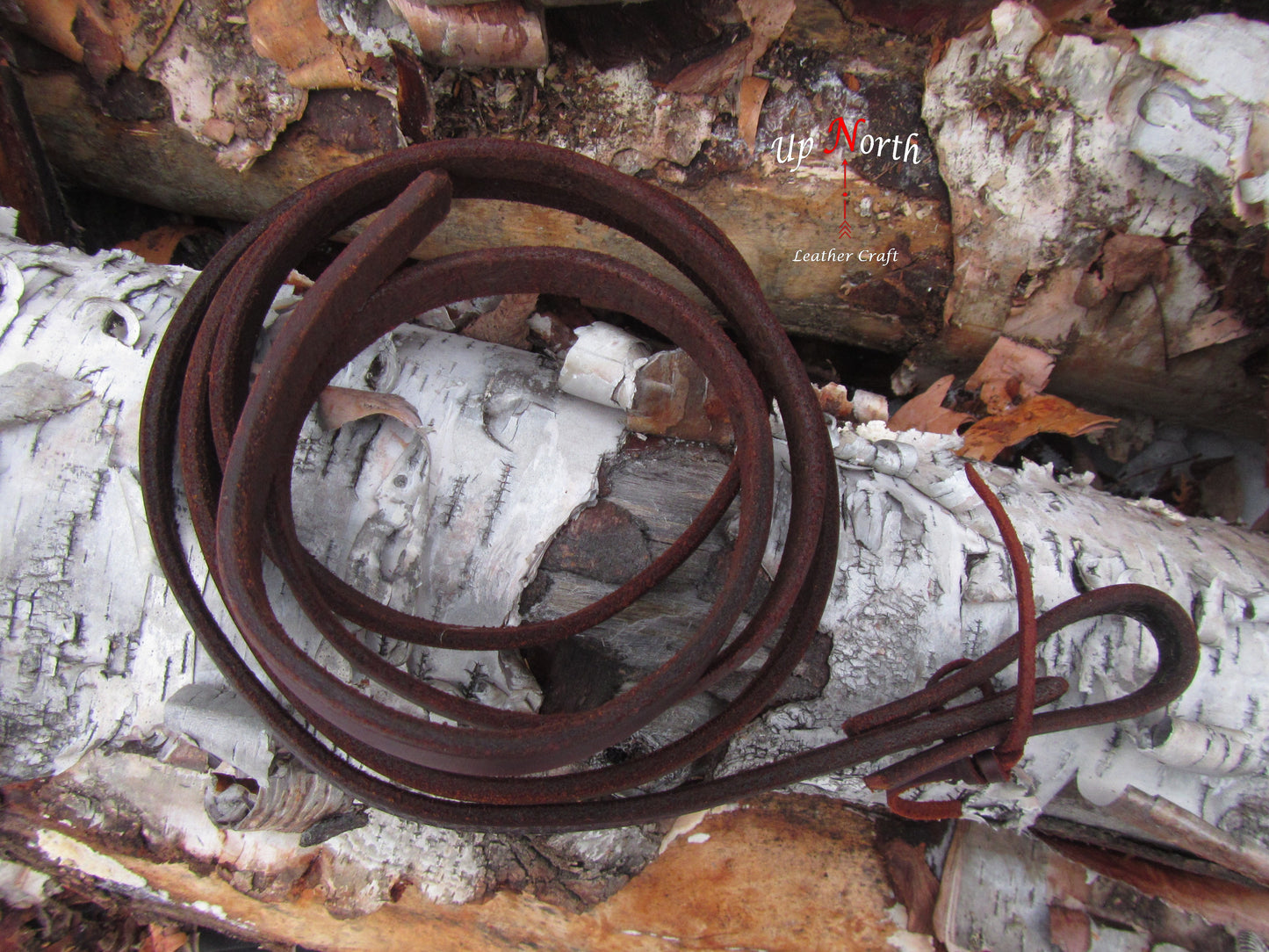 (01SR25) Tooled Split Reins - Brown