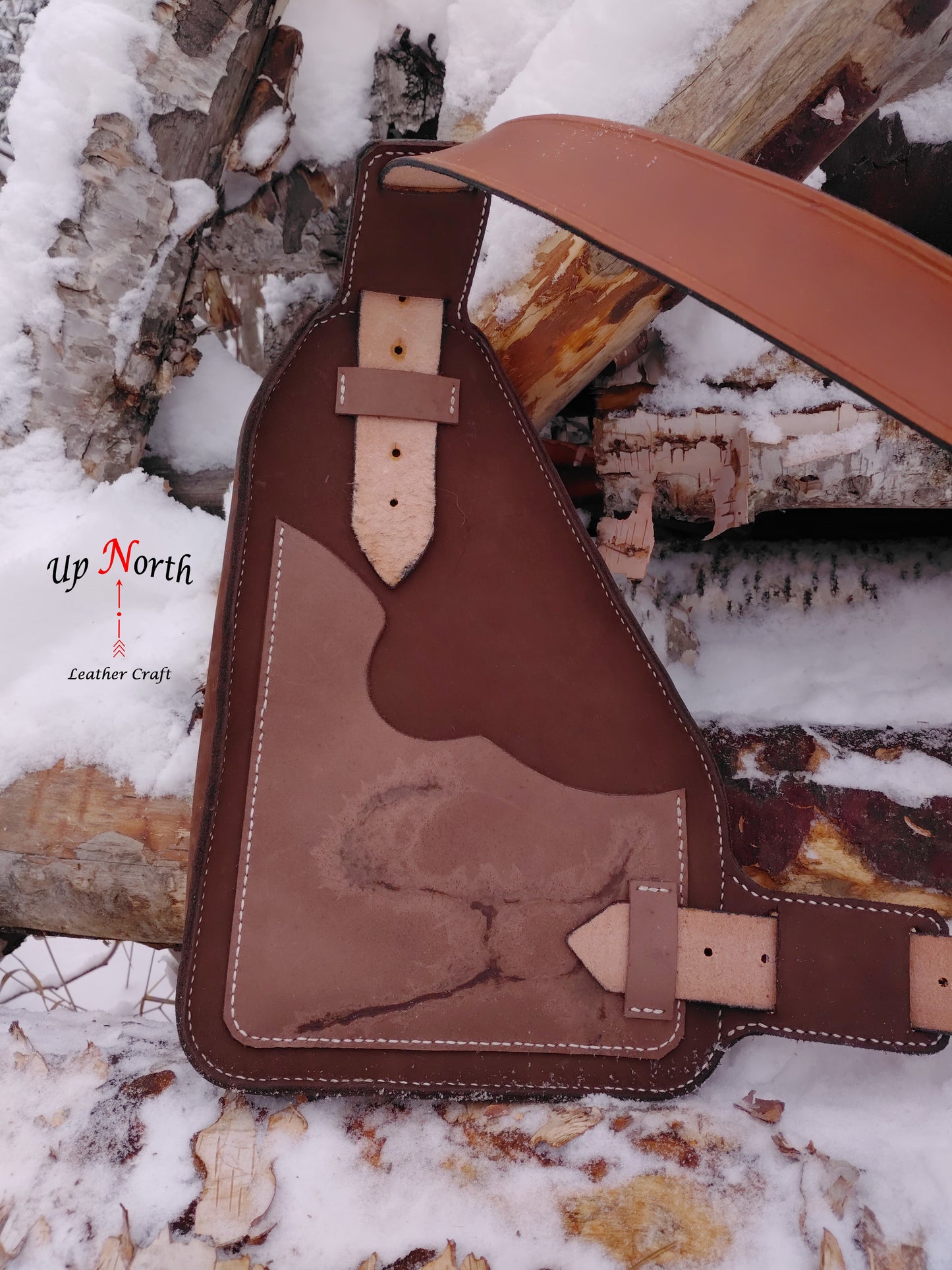 (01WP25) The White Pine Sling Bag - Dark Earth