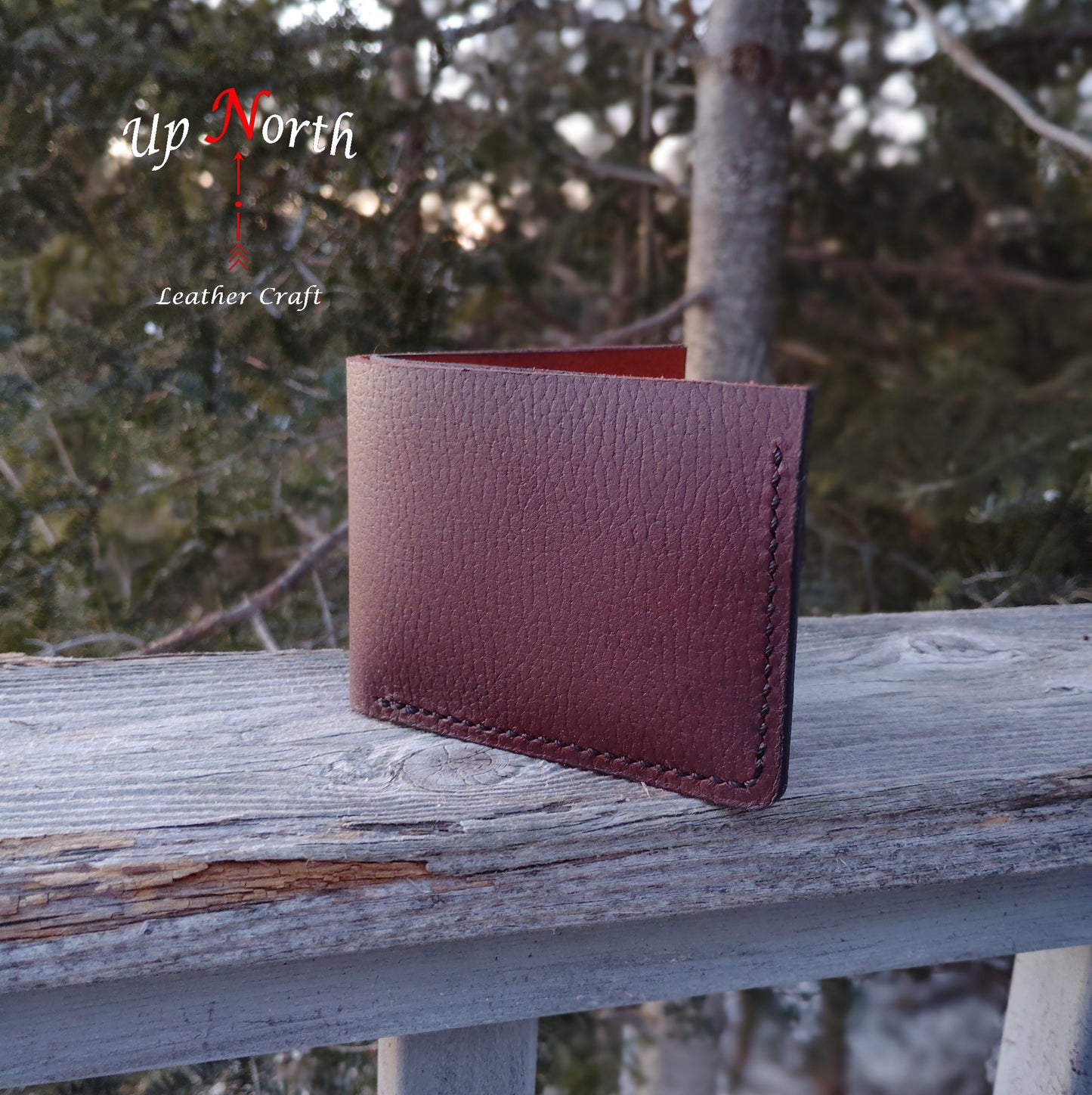 (04MW25) Men's Leather Wallet - Ebbtide