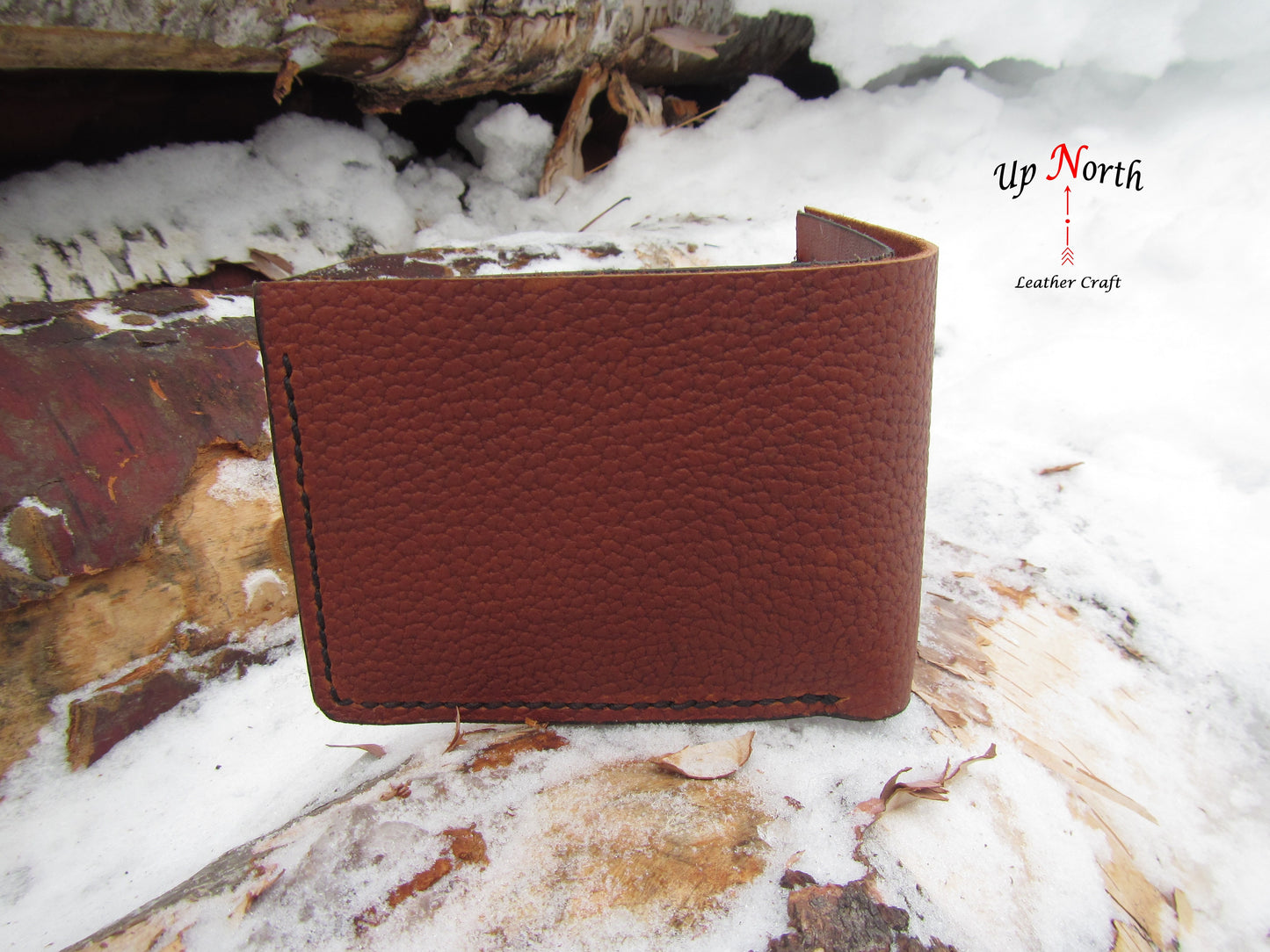 (05MW25) Men's Leather Wallet - Deep Earth