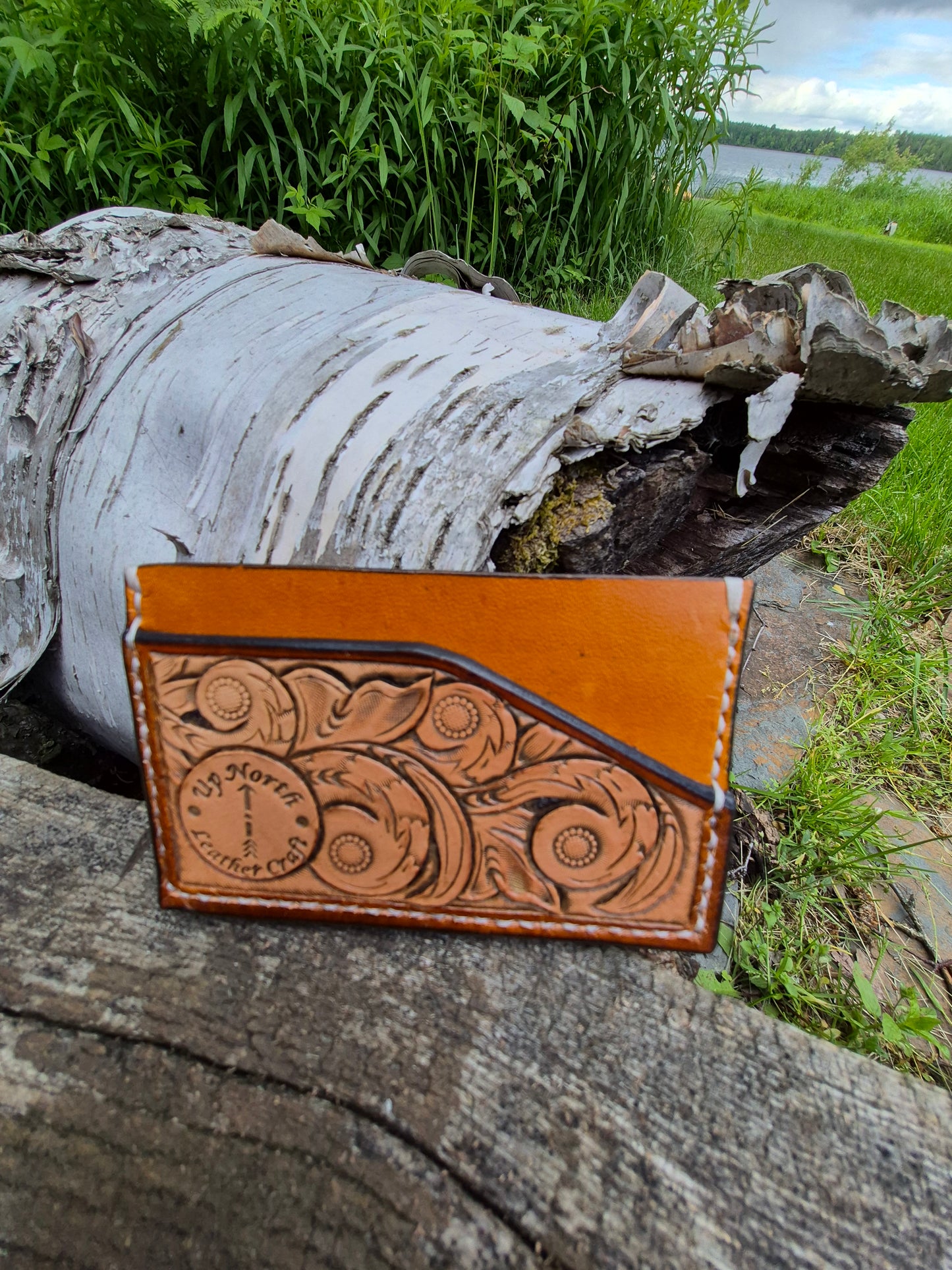 (01SW26) Leather Minimalist 3-slot Wallet-Old School
