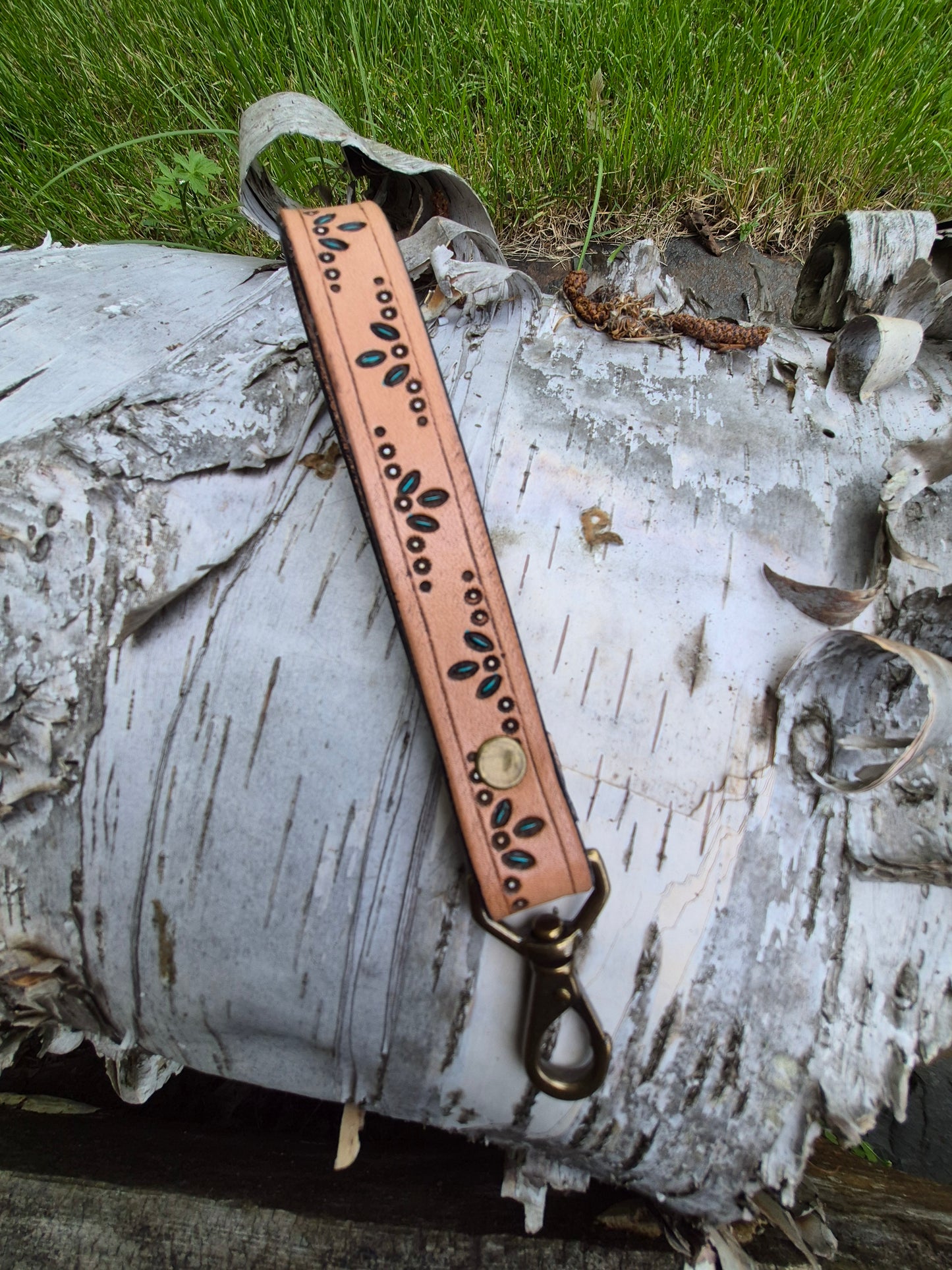 (05LA26) Leather Lanyard