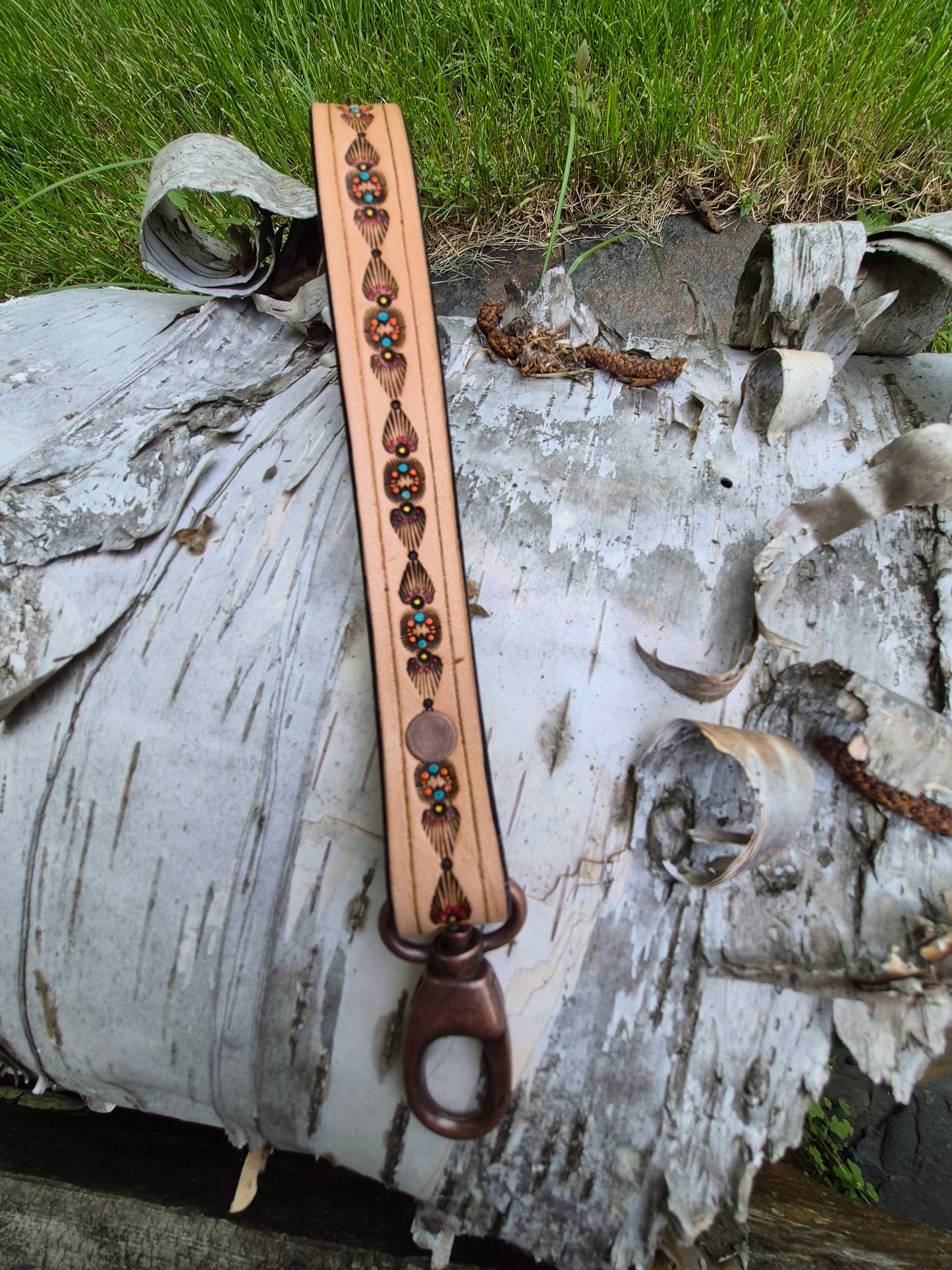 (03LA26) Leather Lanyard