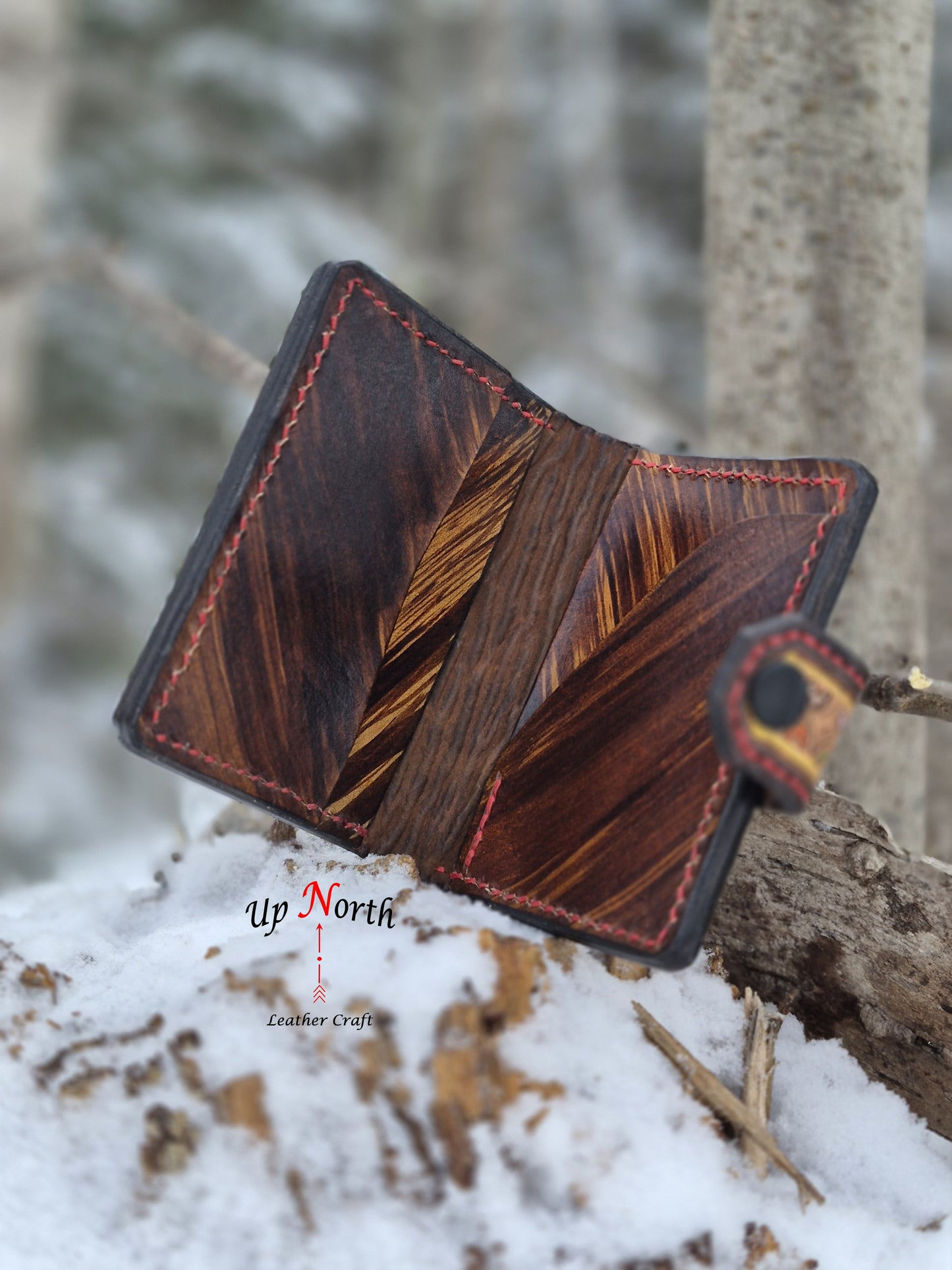 (01TSW26) Tooled Leather Snap Wallet - Its All About Summer!