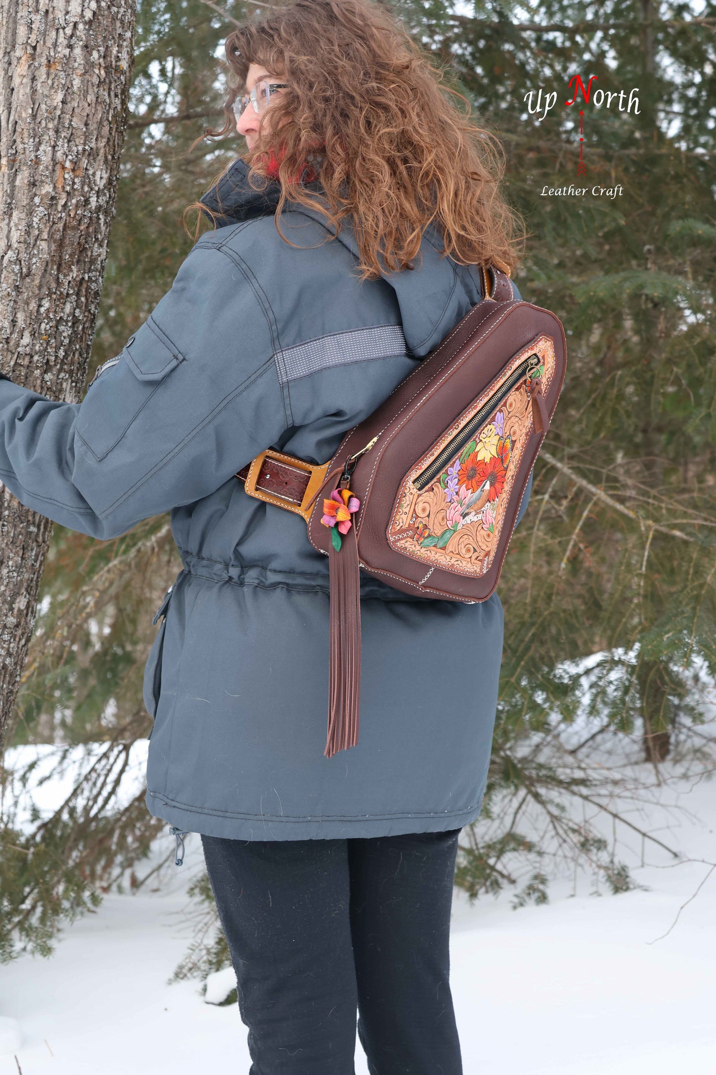(01WP26) The White Pine Sling Bag - Wisteria