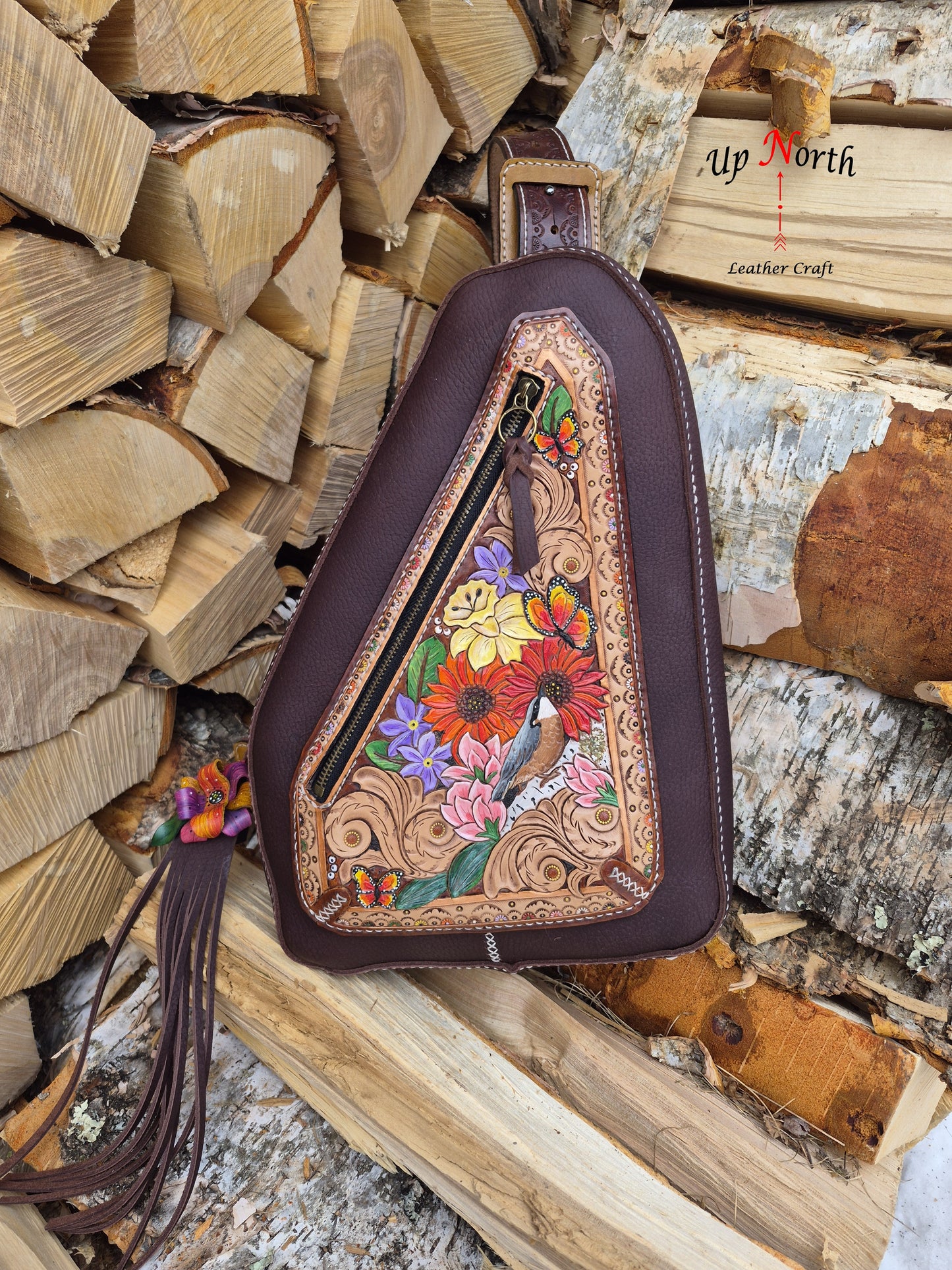 (01WP26) The White Pine Sling Bag - Wisteria