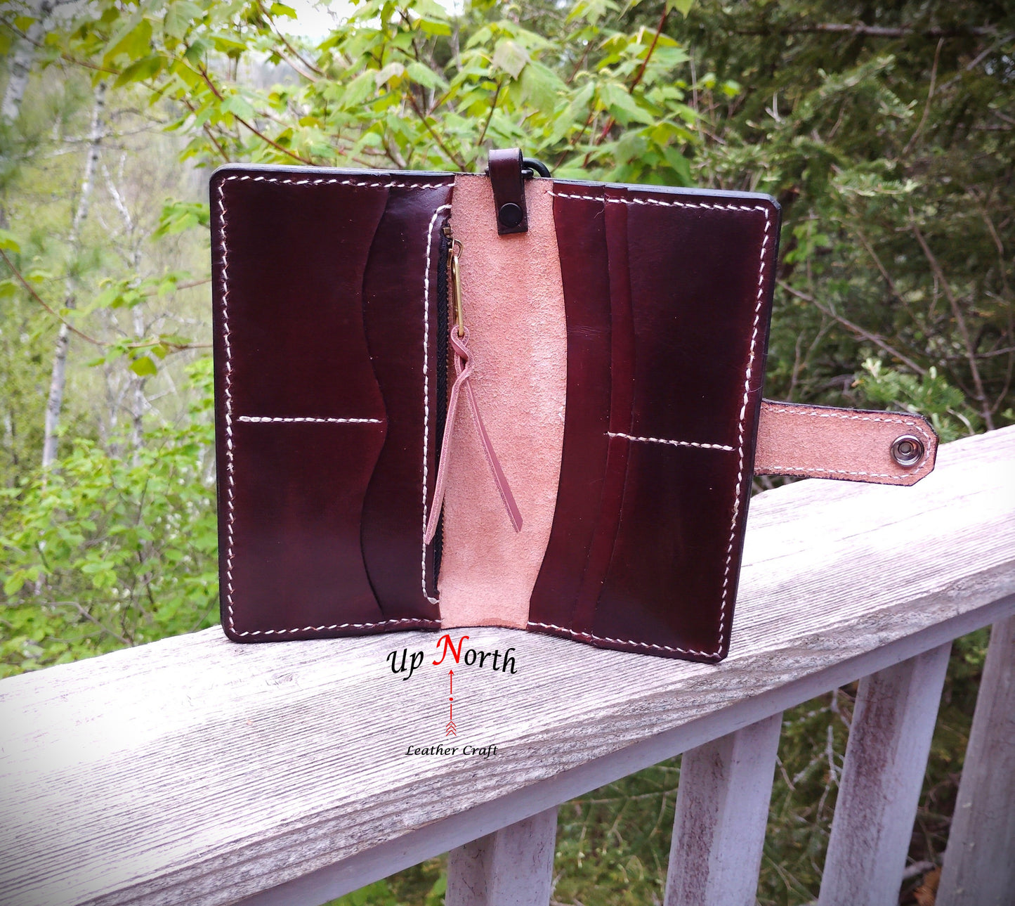 (02LLW25) Ladies Leather Wallet - Birds, Butterflies and Flowers