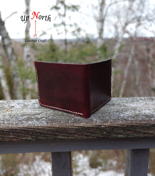 (02MW25) Handmade Men's Leather Wallet - The Appaloosa