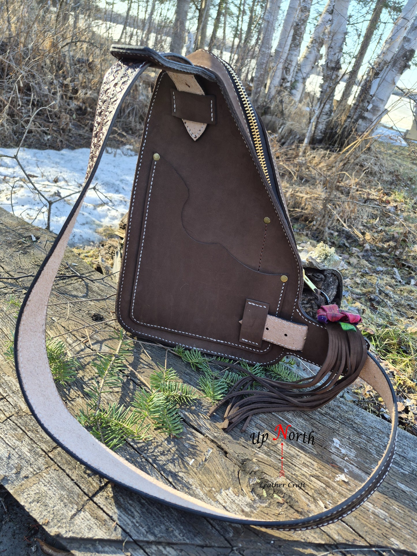 (02WP26) The White Pine Sling Bag - Chocolate Frost