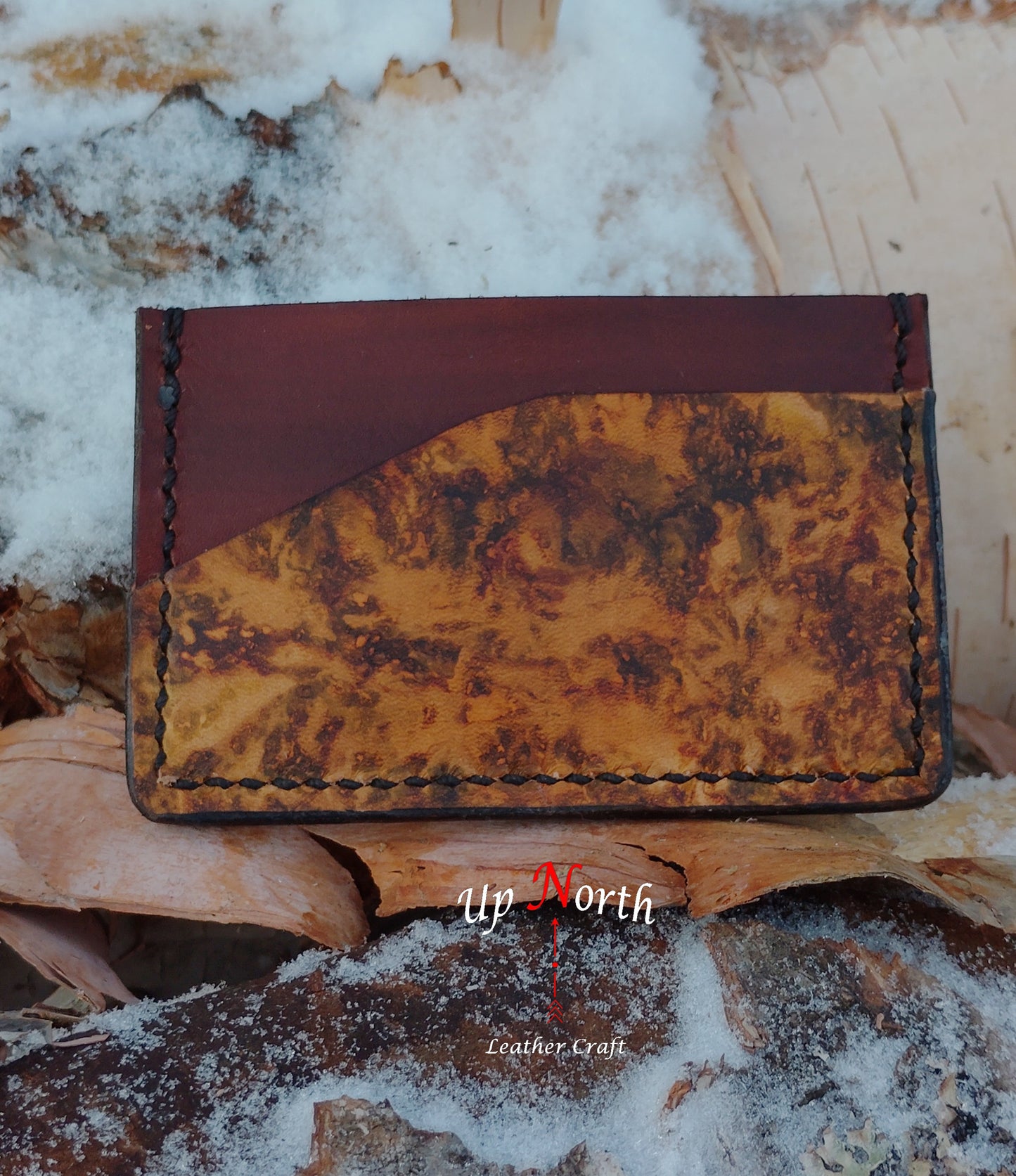 (03SW24) Minimalist 3-Slot Wallet - Camouflage