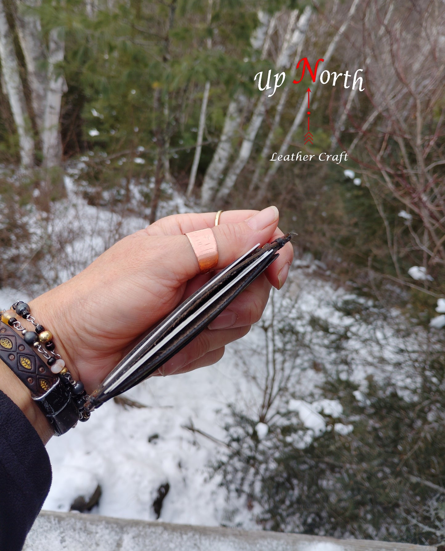 (03SW24) Minimalist 3-Slot Wallet - Camouflage