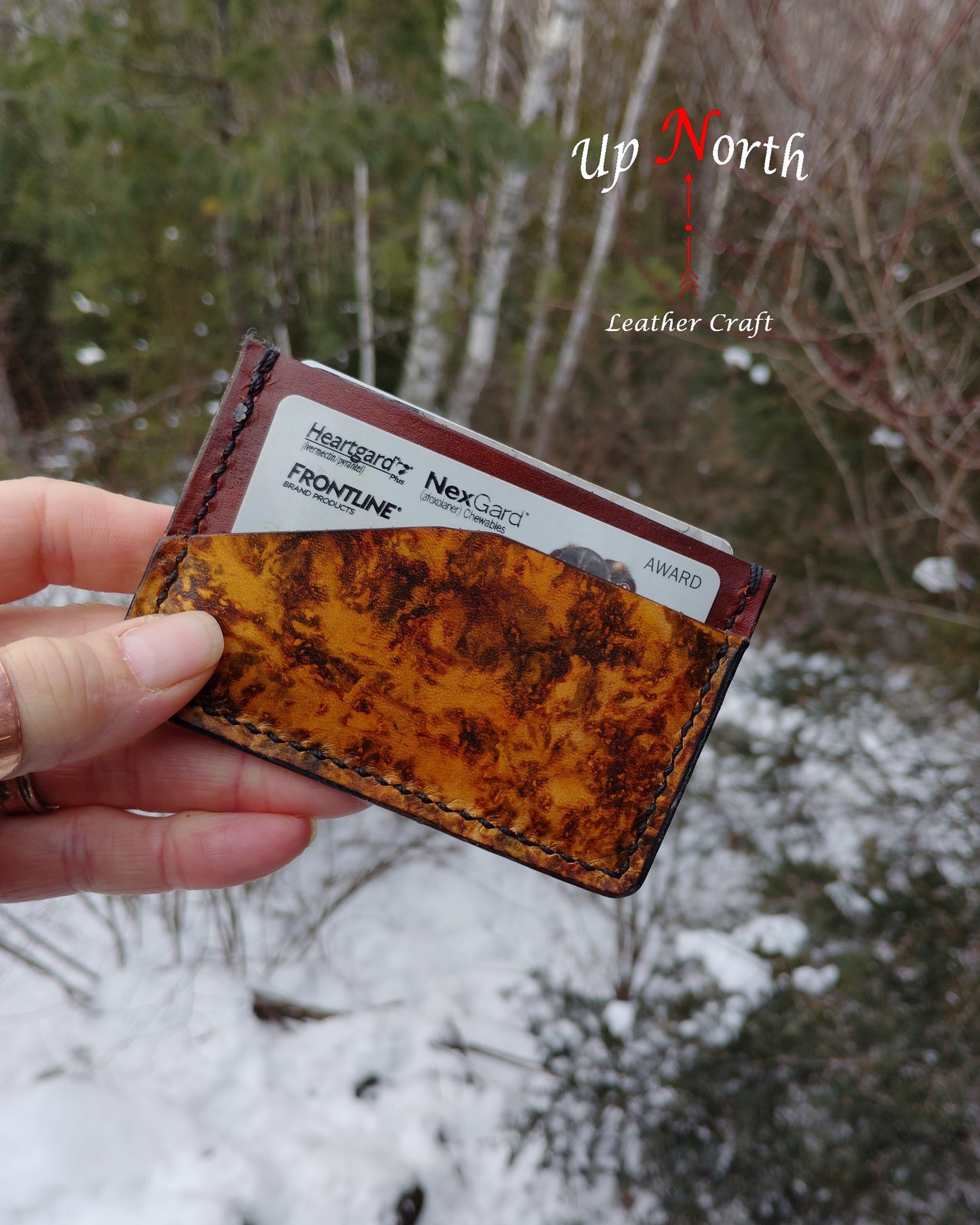 (03SW24) Minimalist 3-Slot Wallet - Camouflage