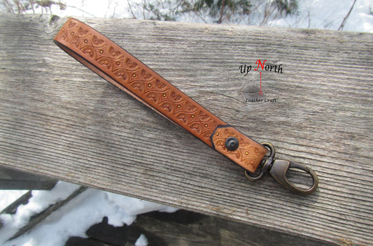 (04LA25) Leather Lanyard