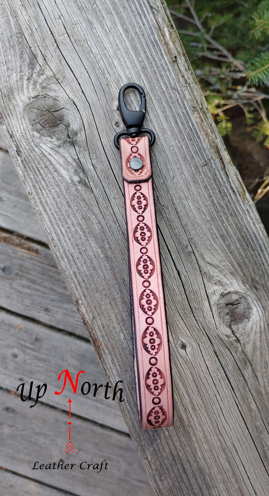 (11LA24) Handmade Leather Lanyard