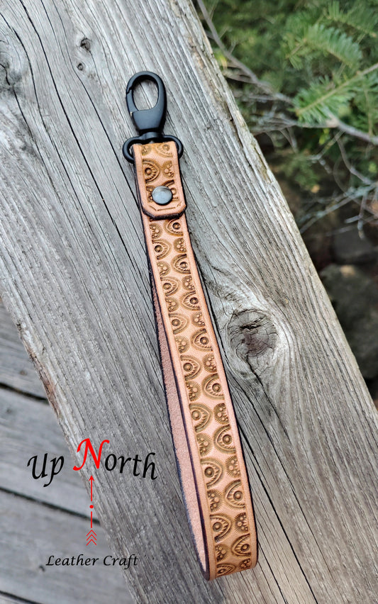 (12LA24) Handmade Leather Lanyard