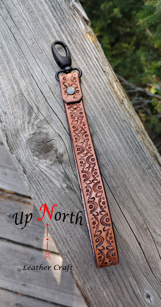 (14LA24) Handmade Leather Lanyard