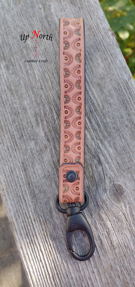 (17LA24) Handmade Leather Lanyard