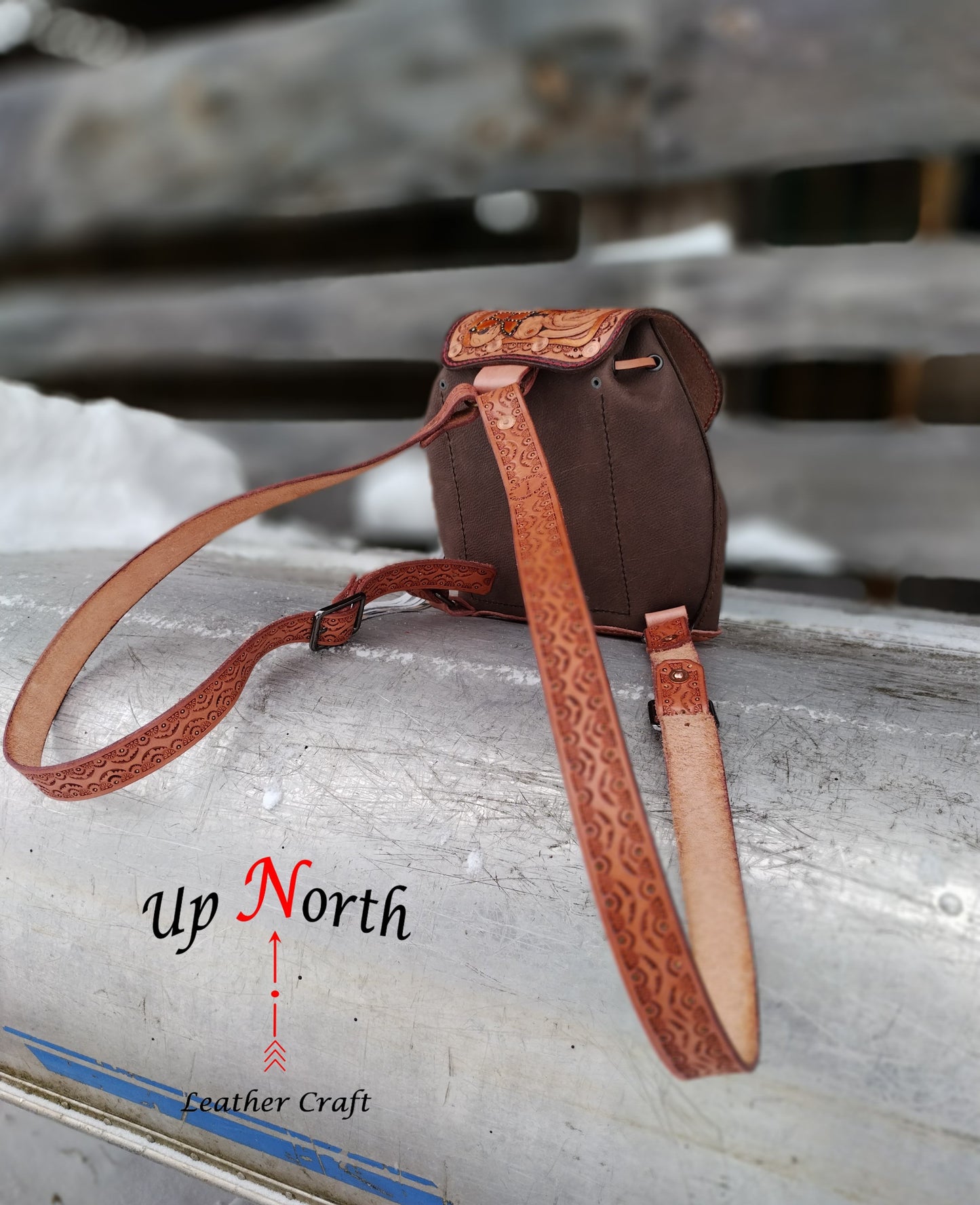 (01JP24) The Jack Pine Backpack - Chestnut