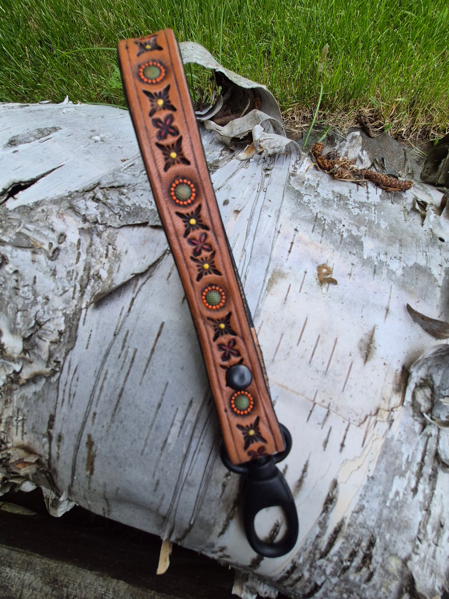 (04LA26) Leather Lanyard