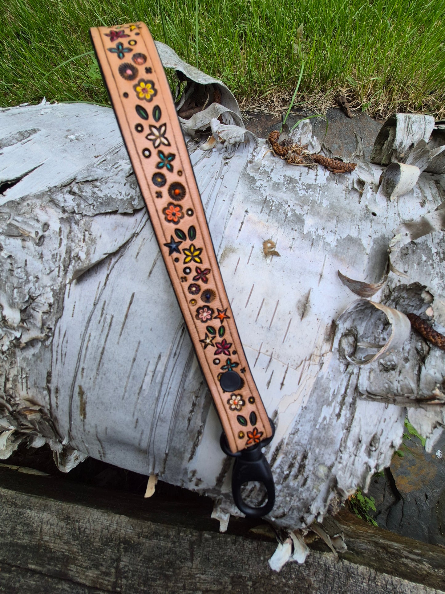 (02LA26) Leather Lanyard