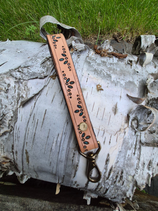 (05LA26) Leather Lanyard